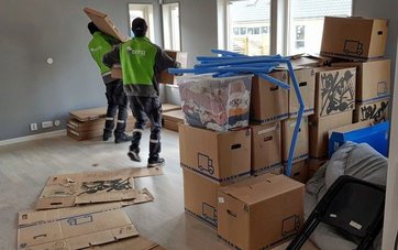 Flyttemænd og flyttekasser