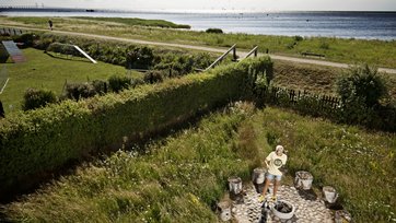 vild have med terrasse have uden plæne