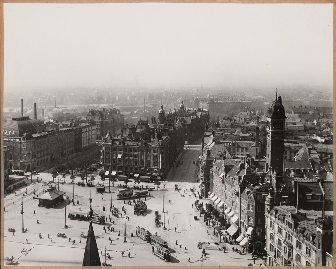 Rådhuspladsen i København 1911