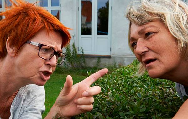 Styr følelserne, hold hovedet koldt og tænk over måden du taler på og undgå irriterende nabokonflikter. Foto: Tommy Verting