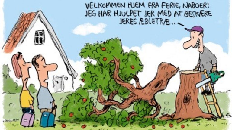 Må du hjælpe naboen – uden at spørge først?