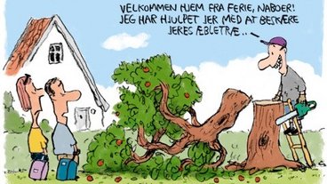 Må du hjælpe naboen – uden at spørge først?