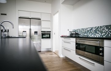 lyst køkkenalrum