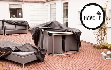 Sådan opbevarer du dine ting til terrassen om vinteren