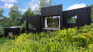 Kompliceret byggeprojekt: Sommerhus i fem niveauer