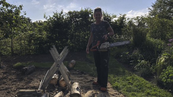 Vild have giver mindre havearbejde