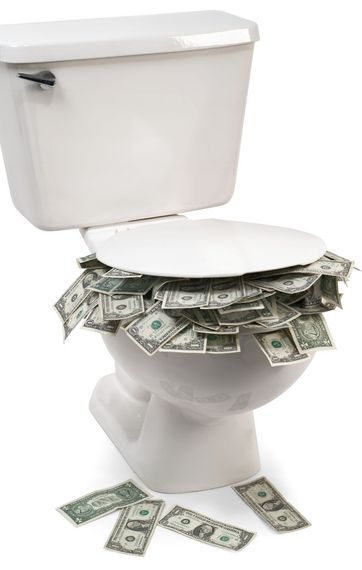 Hvor meget kan jeg spare på toiletskyl?