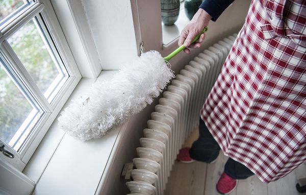 Rengøring med støvkost