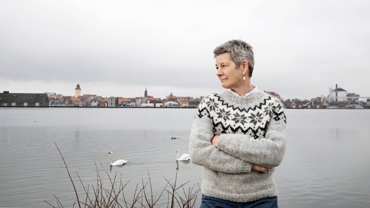 Abelone Glahn foran Nykøbing Falster