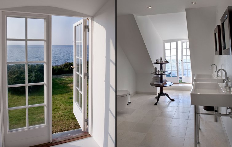 Udsigt over Kattegat fra sommerhus