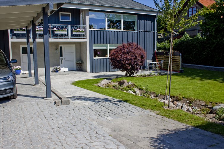 regnvand regnbed terrasse indkørsel permeabel lar