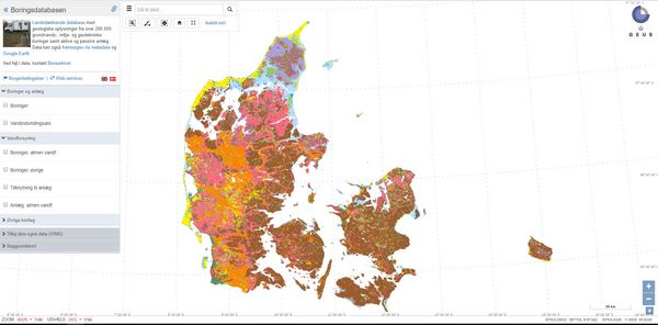 Billede af GEUS' database kaldet Jupiter