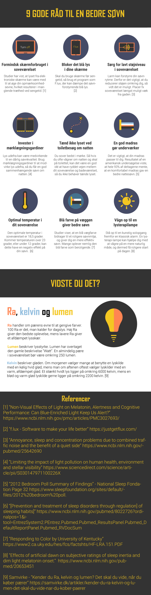 9 gode råd til en bedre søvn