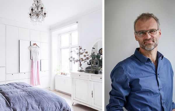 Arkitekt Stig Ørum Christensen og hans soveværelse Arkitekt Stig Ørum Christensen og hans soveværelse