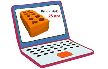 Køb genbrugsmaterialer på en onlineportal som fx dba.dk