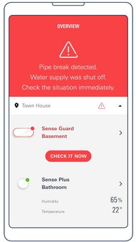 Grohe Sense app