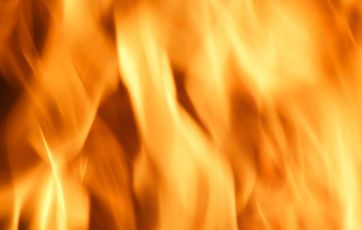 nærbillede af flammer