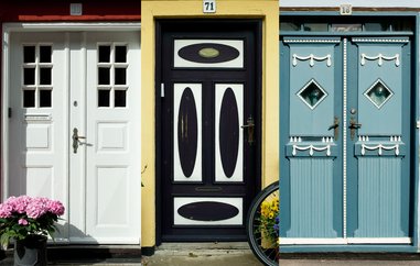 Døre i Ærøskøbing på Ærø