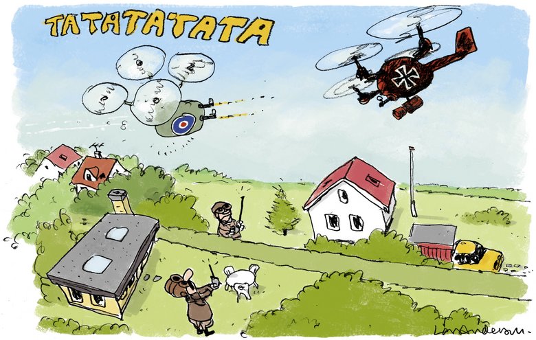 Må du flyve med kamera-drone over naboens have?
