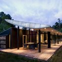 Aerodynamisk sommerhus med 15 meter lang stue