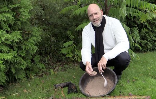 aske. gødning. planter. have.