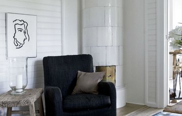 Hvis kakkelovn i fredet hus