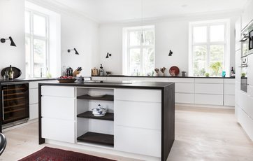 køkkenø i herskabsvilla