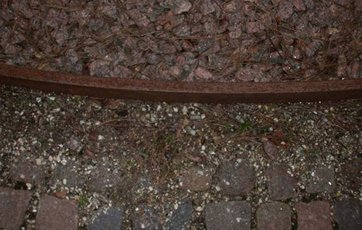 kant af cortenstål Eksempel på kant af cortenstål