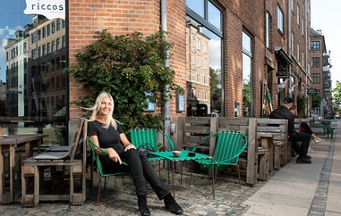 Arkitekten bor i et gammelt telefonhus