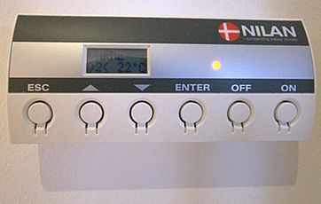 Kontrolpanel til mekanisk udluftningssystem