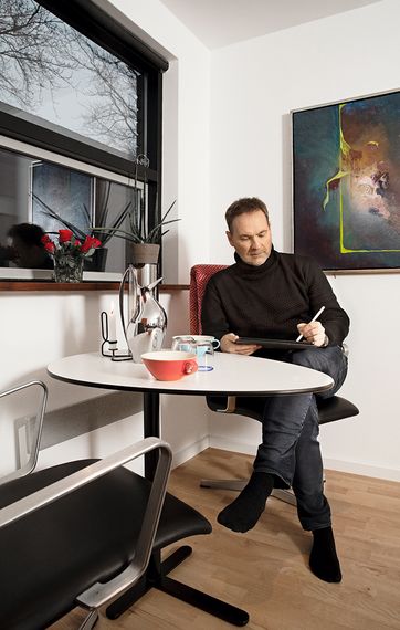 Peter Byrgesen arbejder hjemmefra