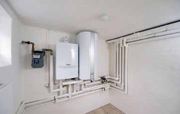 Gas- og oliekedler styrer sig selv efter en varmekurve.