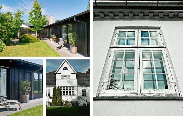 Vinduer i gamle og nye huse