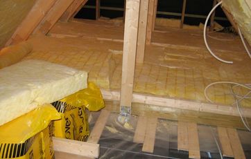 loftsrum under isolering
