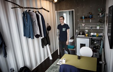 Containerbolig med herskabelig udsigt