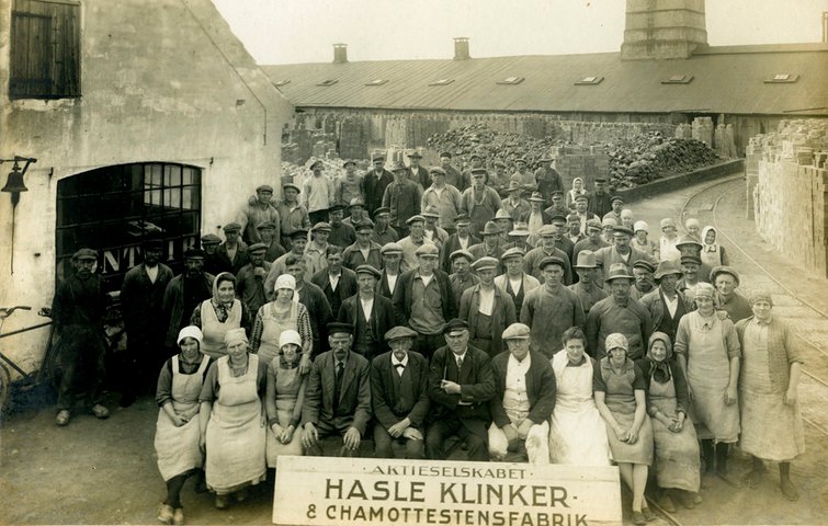 Rabekkeværket Gammelt billede fra Rabekkeværket på Bornholm.