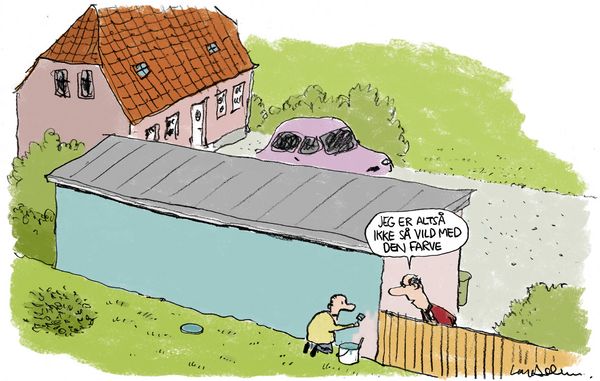 Som udgangspunkt er det ejeren af bygningen, der har både vedligeholdelsespligt og -ret.
Illustration: Lars Andersen