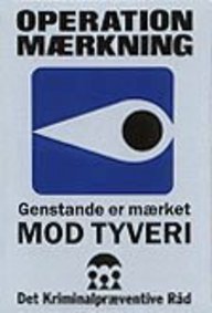 Eksempel på et operation mærkning mærkat