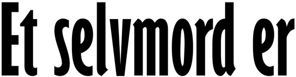 Et selvmord er