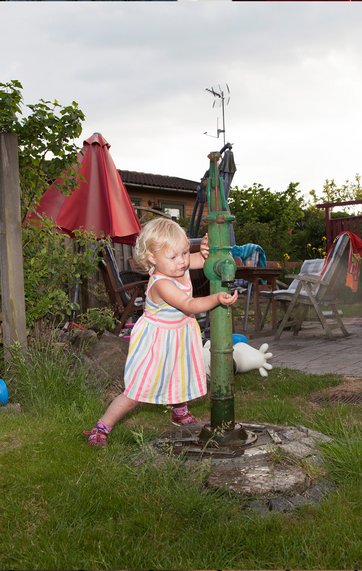 Kolonihave til børnefamilie