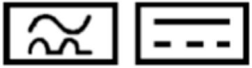 Type B er mærket med dette symbol.
Illustration: Sikkerhedsstyrelsen