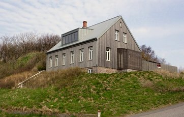 zinktag træbeklædt fasade