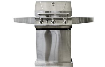 En gasgrill er hurtig at starte, og varmen er nem at justere.