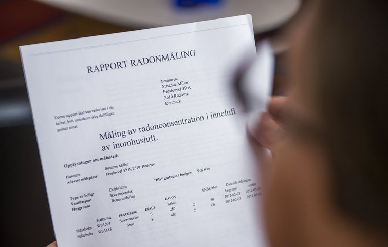 Sådan tolker du resultatet af en radonmåling