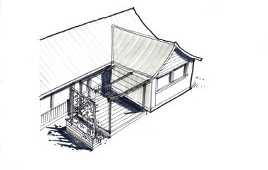 Hvordan får vi en overdækket terrasse?