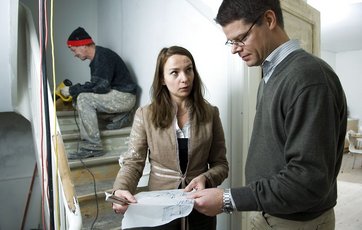 betaling ved større byggeprojekter.