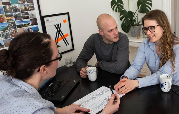 Potentielle købere er på udkig efter en ny bolig Potentielle købere er på udkig efter en ny bolig