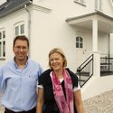 Nyt indgangsparti til huset byder velkommen