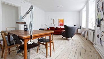 Spisestue og stue i ét på Nørrebro