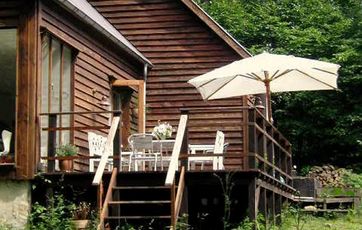Hævet terrasse.